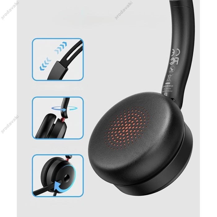 Дротові навушники Onikuma X81 wired gaming headphones Black