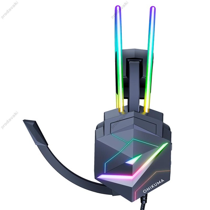 Дротові навушники Onikuma X20 7.1 Gaming with RGB Black