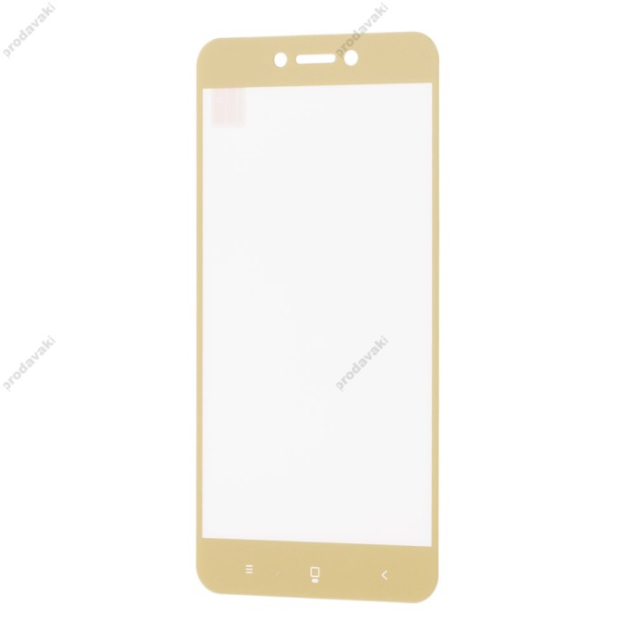 Захисне скло для Xiaomi Redmi 5a Full Screen золотистий