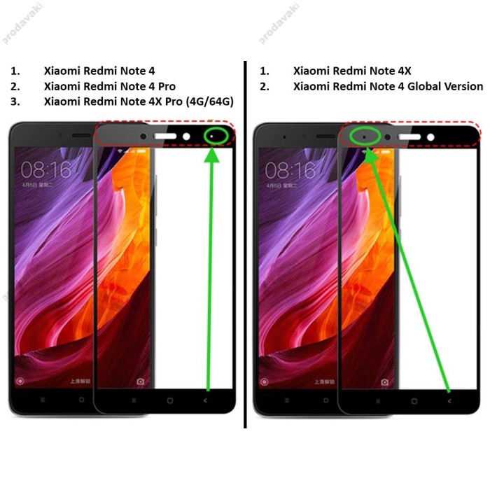 Захисне скло для Xiaomi Redmi Note 4x Full Screen золотисте