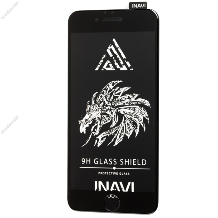 Захисне скло для iPhone 6 KInavi Premium чорне (OEM)