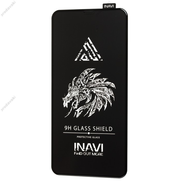 Захисне скло для iPhone Xs Max / 11 Pro Max Inavi Premium чорне (OEM)