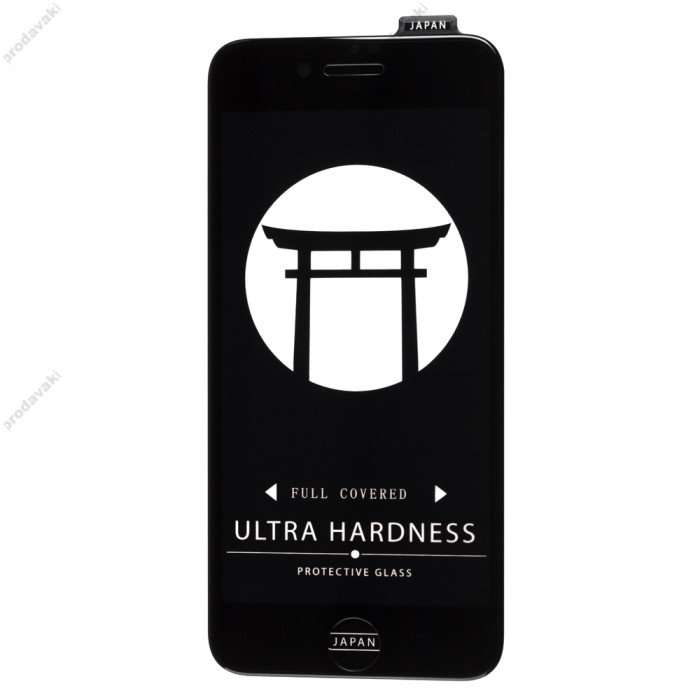Захисне скло для iPhone 7 / 8 / SE 20 Japan HD++ чорне (OEM)