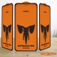Захисне скло для iPhone 7/8/SE 20 Moxom чорне