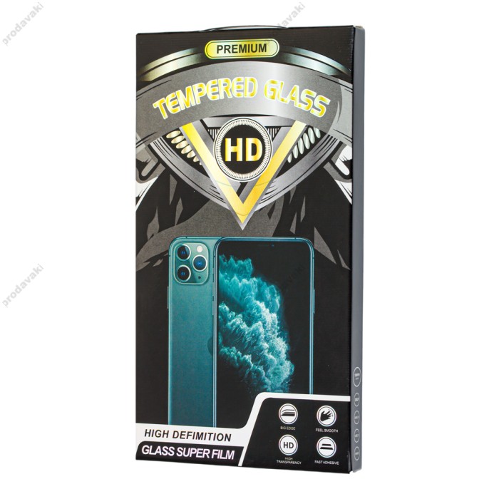 Захисне 5D скло для iPhone Xs Max / 11 Pro Max Premium Full Glue чорне