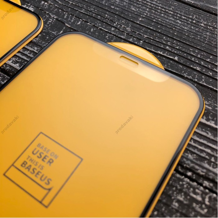 Захисне скло Baseus 0.25 mm Full Curved Frosted Tempered Glass iPhone 12 mini (Компдект 2шт)