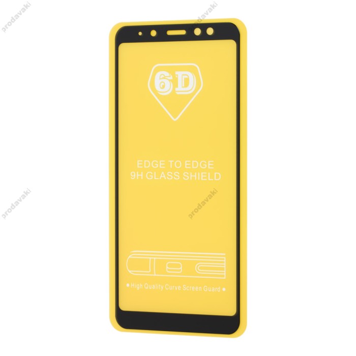 Захисне скло Samsung Galaxy A8+ 2018 (A730) Full Glue чорне