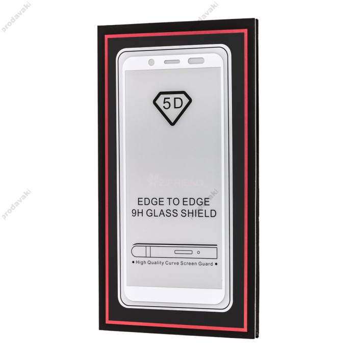 Захисне скло Samsung Galaxy A6 2018 (A600) Full Glue біле