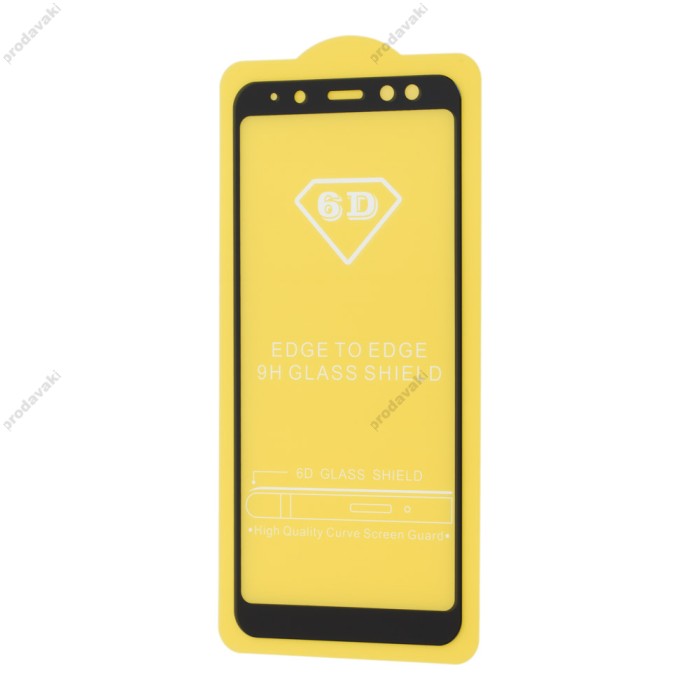 Захисне скло для Samsung Galaxy A8 2018 (A530) Full Glue чорне