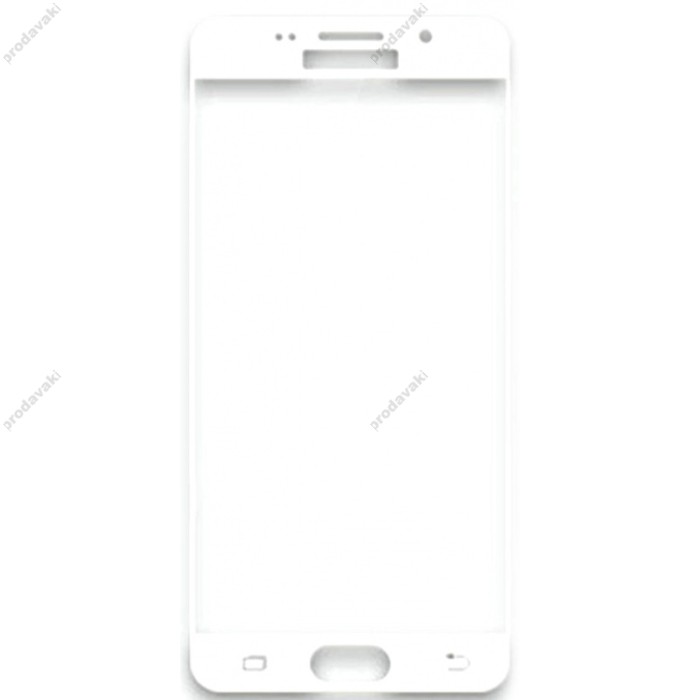 Захисне скло для Samsung A5 2016 (A510) Full Screen білий (OEM)