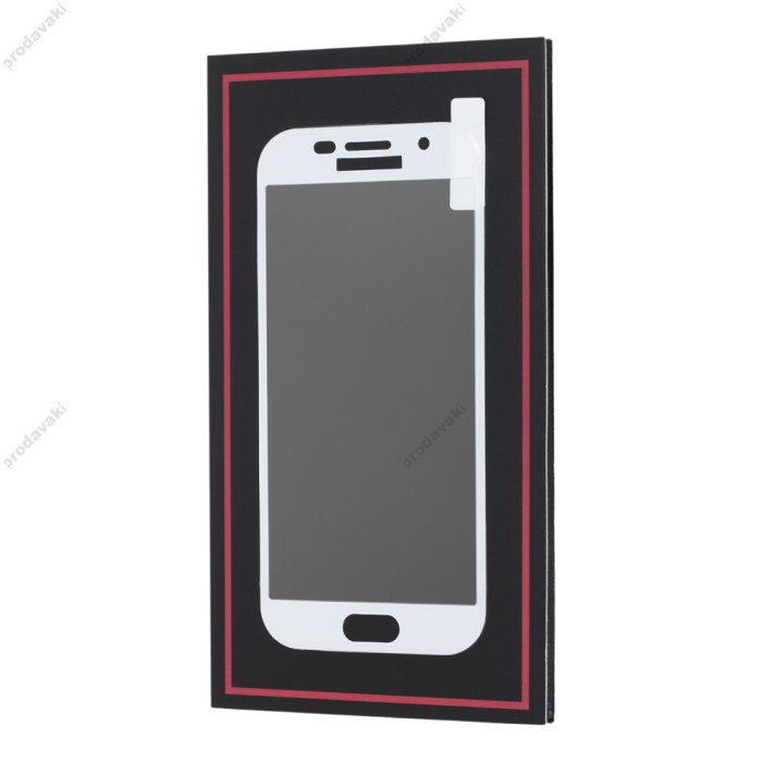Захисне скло для Samsung A5/A520 (2017) Silk Screen білий