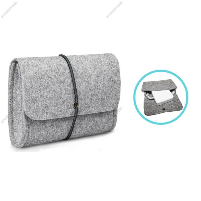 Чохол для зарядного xVibe MacBook Light Gray