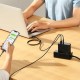 Мережевий зарядний пристрій Baseus GaN5 Pro Fast Charger Type-C cable 100W Black CCGP090201