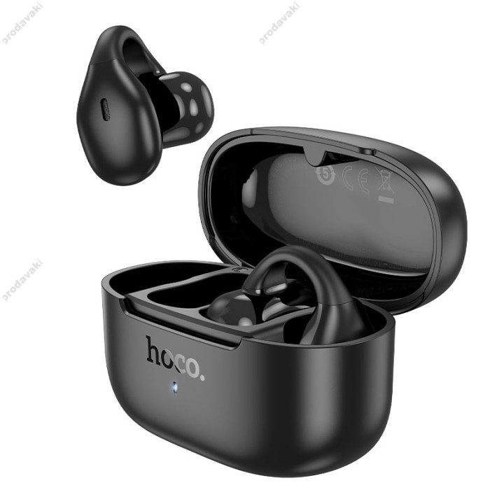 Бездротові Bluetooth навушники Hoco EA9 Clear sound clip-on true wireless headset BT 5.4 Black