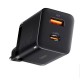 Мережевий зарядний пристрій Baseus Super Si Pro Quick Charger C+U 30W Black CCSUPP-E01