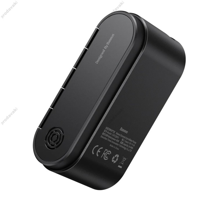 Автомобільний компресор насос Baseus Dynamic Eye Inflator Pump 4000 mAh Black (CRCQB03-01)