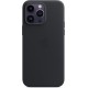 Чохол Leather Case Full MagSafe шкіряний iPhone 14 Pro Midnight 