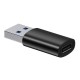 Перехідник Адаптер-перехідник Baseus Ingenuity Series Mini OTG Adaptor USB 3.1 to Type-C Black (ZJJQ000101)
