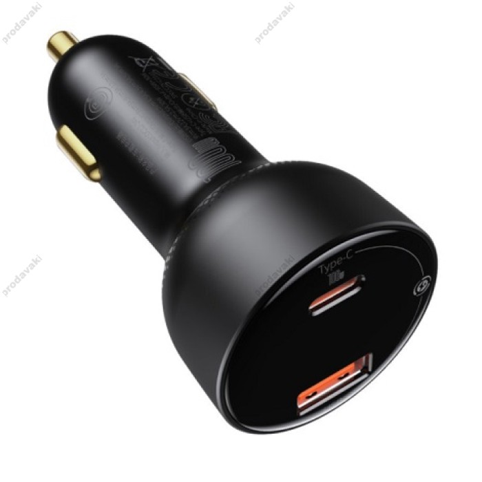Автомобільний зарядний пристрій Baseus Superme Digital Display PPS 100W Black (CCZX-01)