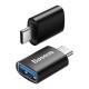 Перехідник Адаптер-перехідник Baseus Ingenuity Series Mini OTG Adaptor Type-C to USB-A 3.1 Blue (ZJJQ000003)