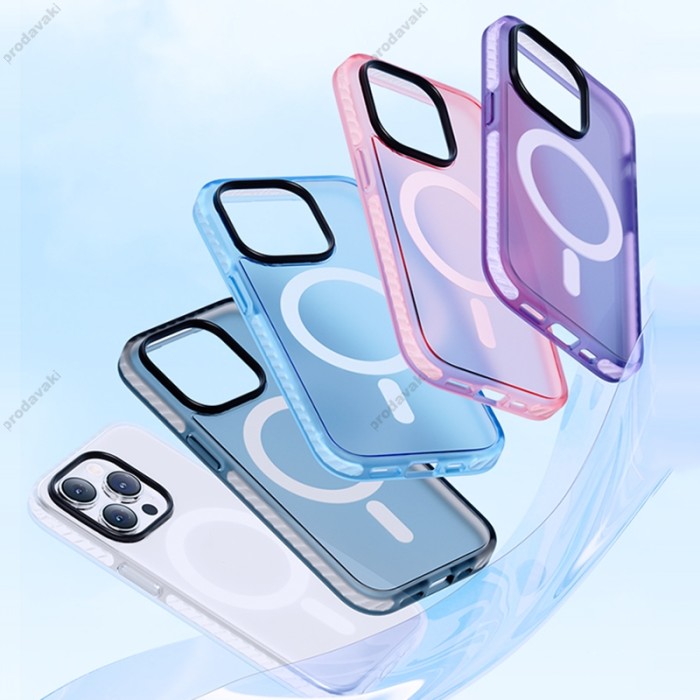 Чохол - накладка Rock Double-layer Armor Shield MagSafe Magnetic iPhone 14 White