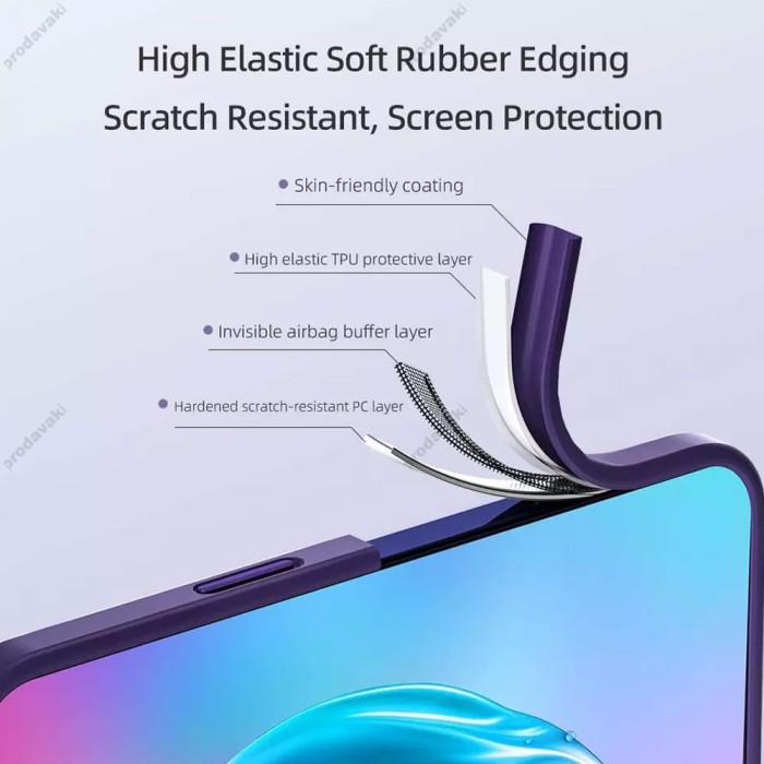 Чохол накладка Rock Guard Touch series MagSafe matte Full iPhone 14 Blue