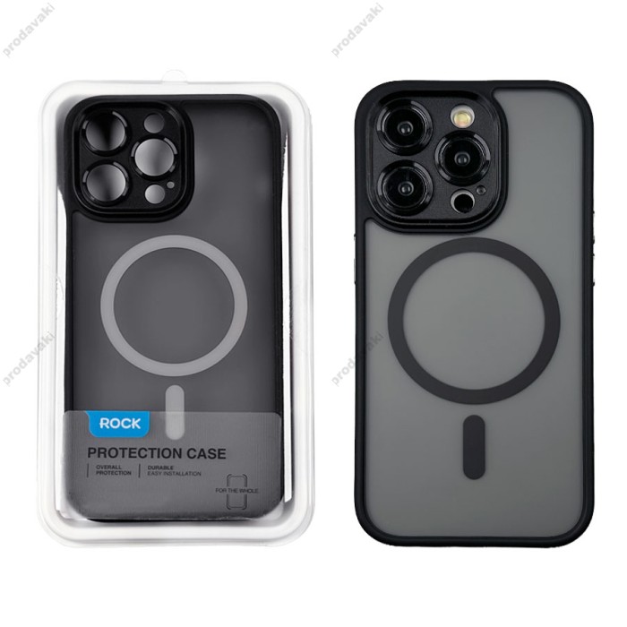 Чохол накладка Rock Guard Touch series MagSafe matte Full iPhone 14 Blue