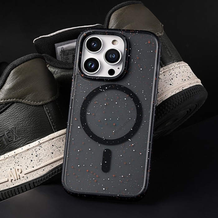 Чохол - накладка ROCK Guard Ink Splash MagSafe iPhone 14 Pro Max Black