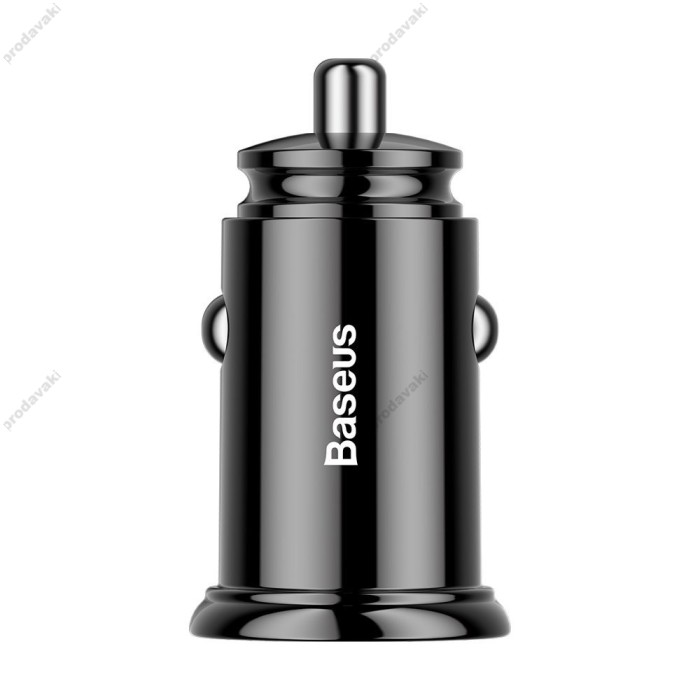 Автомобільний зарядний пристрій Baseus Circular Car Charger PD QC4.0 5A 30W Black CCALL-YS01