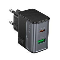 Мережевий зарядний пристрій HOCO CS73A Star Speed charger 30W Black