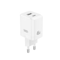 Мережевий зарядний пристрій XO CE36 GaN Fast Charger 45W White