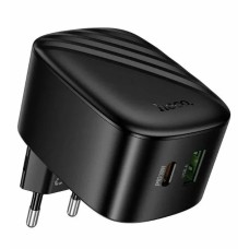 Мережевий зарядний пристрій HOCO CS102A folding charger 30W Black