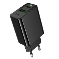Мережевий зарядний пристрій HOCO CS94A Leader charger 20W Black