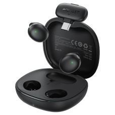 Бездротовий мікрофон ACEFAST R5 wireless lavalier microphone Type-C 2 мікрофона Black