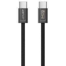 Кабель ACEFAST C34-03 zinc alloy charging data cable Type-C to Type-C 60W 3A 1.2m Black