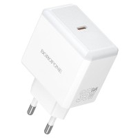 Мережевий зарядний пристрій BOROFONE BA114A Energy single port charger 35W White