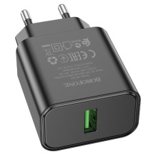 Мережевий зарядний пристрій Borofone BA72A Spring single port charger 18W Black