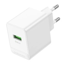 Мережевий зарядний пристрій Borofone BAS12A Erudite single port charger 18W White