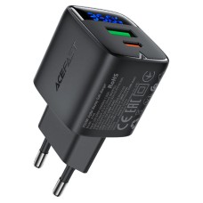 Мережевий зарядний пристрій Acefast A116 Fast charger 35W Black