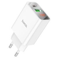 Мережевий зарядний пристрій Hoco C100A charger 20W White
