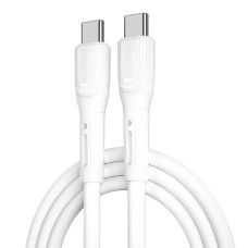 Кабель Wiwu Wi-C005 Armor Series Cable Type-C to Type-C 100W 5A 1m White