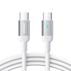 Кабель JoyRoom S-CC100A10 Extraordinary Nylon Cable Type-C to Type-C 100W 5A 1.2m White