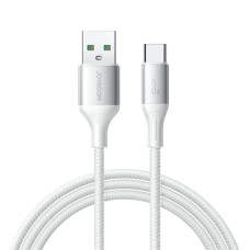 Кабель JoyRoom S-A28 Flash Fast charging data cable USB to Type-C 3A 1m White