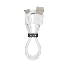 Кабель Rock P8 Basic Series Fast charging data cable USB to Type-C 2A 1m White
