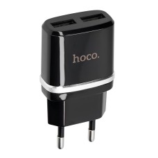 Мережевий зарядний пристрій Hoco C12 Smart Charger 12W Black