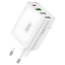 Мережевий зарядний пристрій XO L120 multi port fast charging charger 20W White