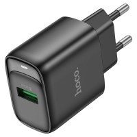 Мережевий зарядний пристрій Hoco C140A Smart single port charger 18W Black