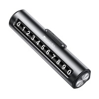 Автовізитка тимчасова карта паркування Yesido C202 Number Plate black