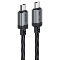 Кабель ACEFAST C20-03 aluminum alloy charging data cable Type-C to Type-C 60W 3A 1.2m Black