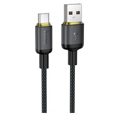 Кабель HOCO X128 Benefit charging data cable USB to Type-C 36W 3A 1m Black